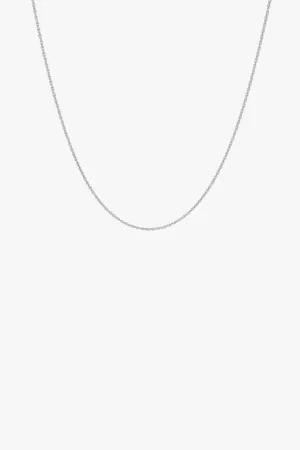 Rope chain necklace silver (45 cm) Wildthings Collectables