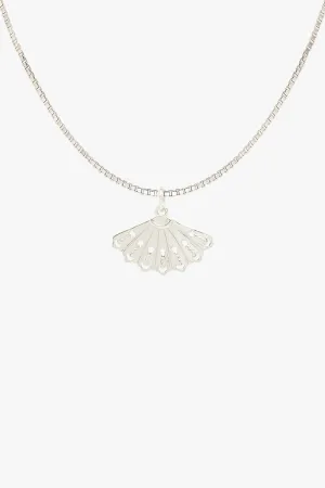 Rosario fan necklace silver Wildthings Collectables