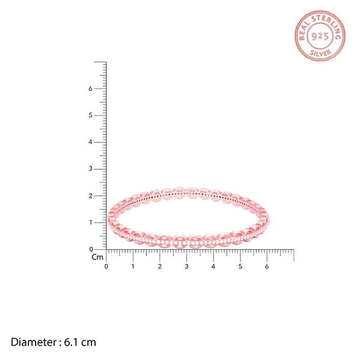 Rose Gold Gleaming Bangle Giva