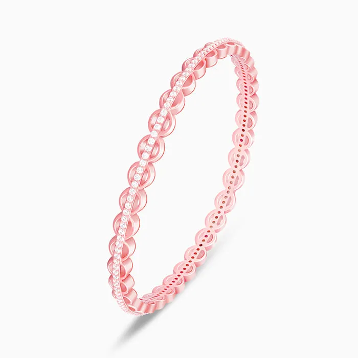 Rose Gold Gleaming Bangle Giva