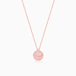 Rose Gold Heart Treasures Pendant With Link Chain Giva