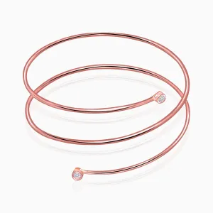 Rose Gold Layered Bangle Bracelet Giva