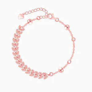 Rose Gold Leafy Breeze Bracelet Giva