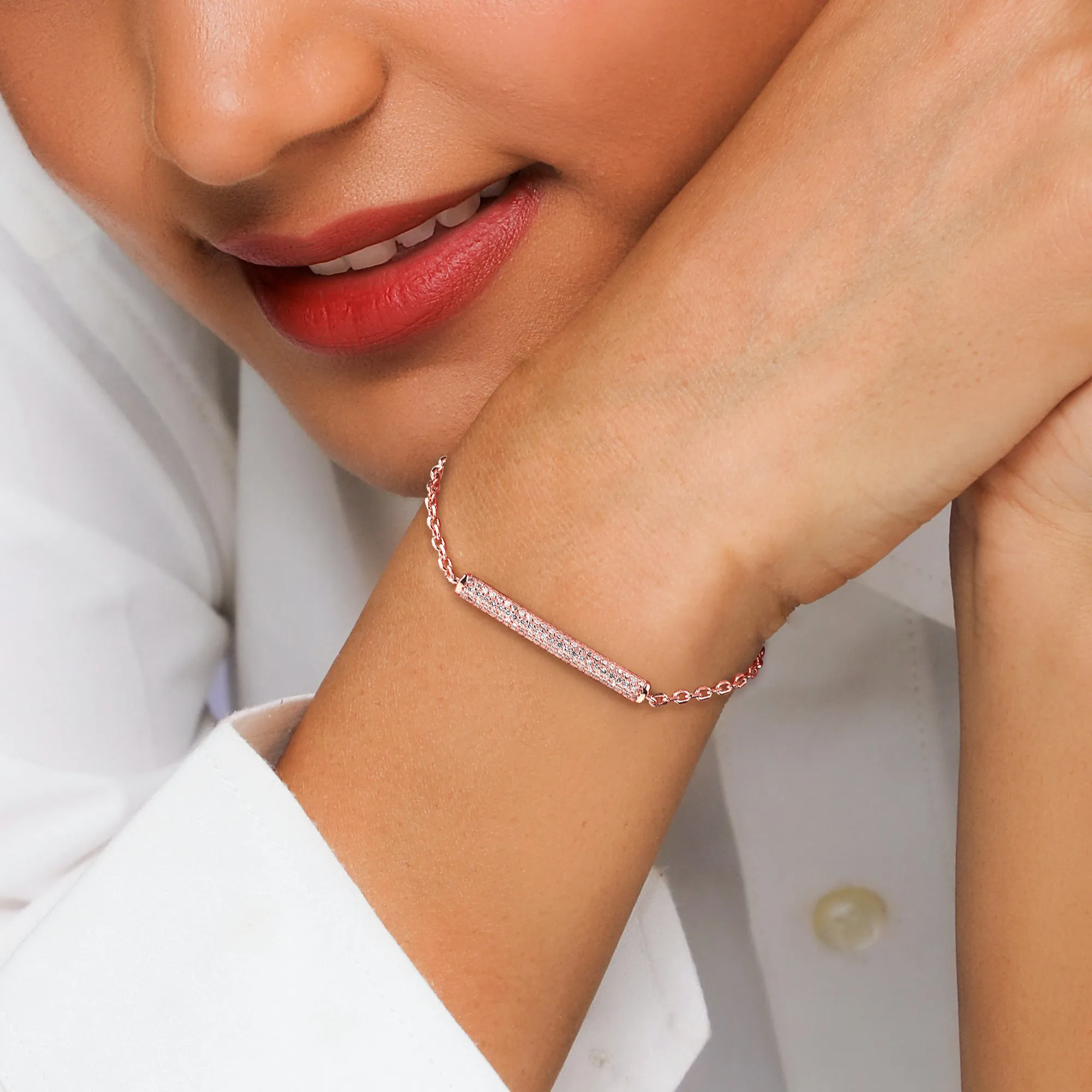 Rose Gold Minimal Grace Bracelet Giva