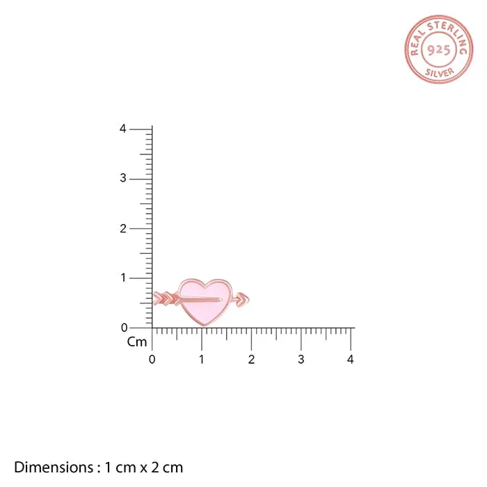 Rose Gold Romantic Rapture Stud Earrings Giva
