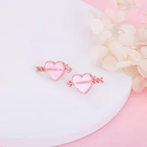 Rose Gold Romantic Rapture Stud Earrings Giva