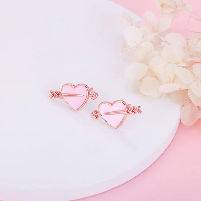 Rose Gold Romantic Rapture Stud Earrings Giva