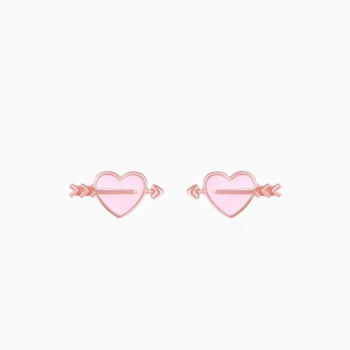 Rose Gold Romantic Rapture Stud Earrings Giva