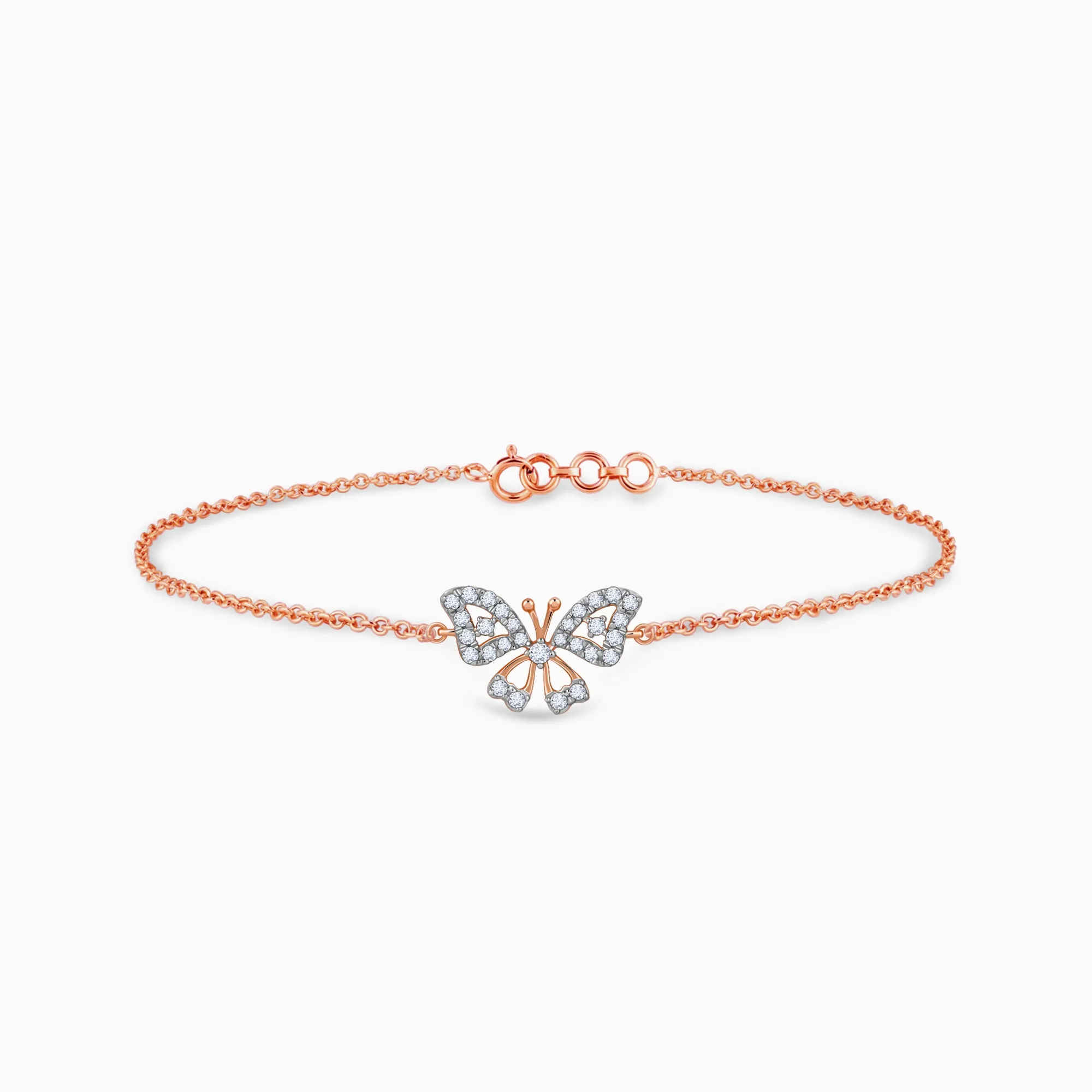 Rose Gold Stunning Butterfly Bracelet Giva