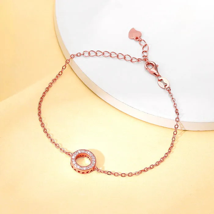 Rose Gold Whisper Of Circle Bracelet Giva