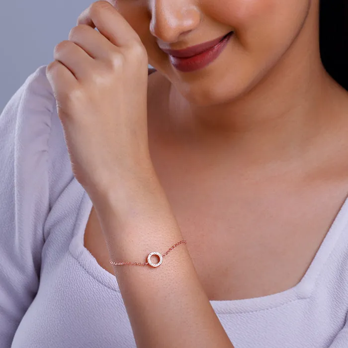 Rose Gold Whisper Of Circle Bracelet Giva