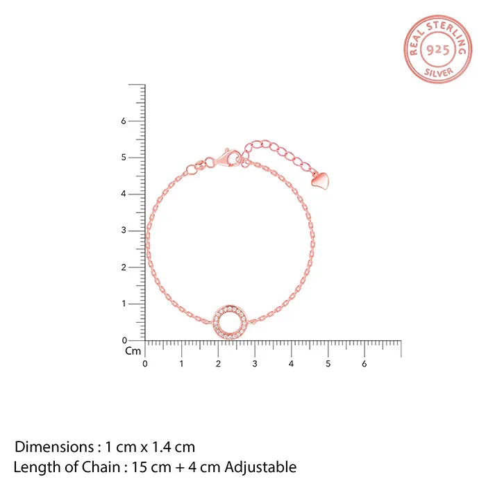 Rose Gold Whisper Of Circle Bracelet Giva