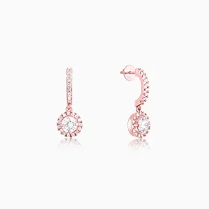 Rose Gold Zircon Drizzle Drop Earrings Giva