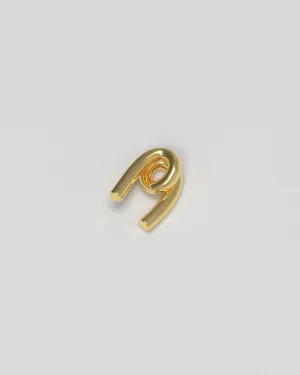 Rose Large 18K Gold Pendant