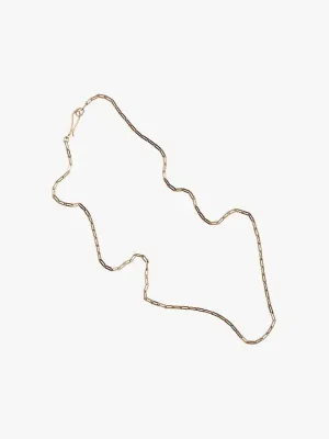 Round Cable 14K Gold Necklace