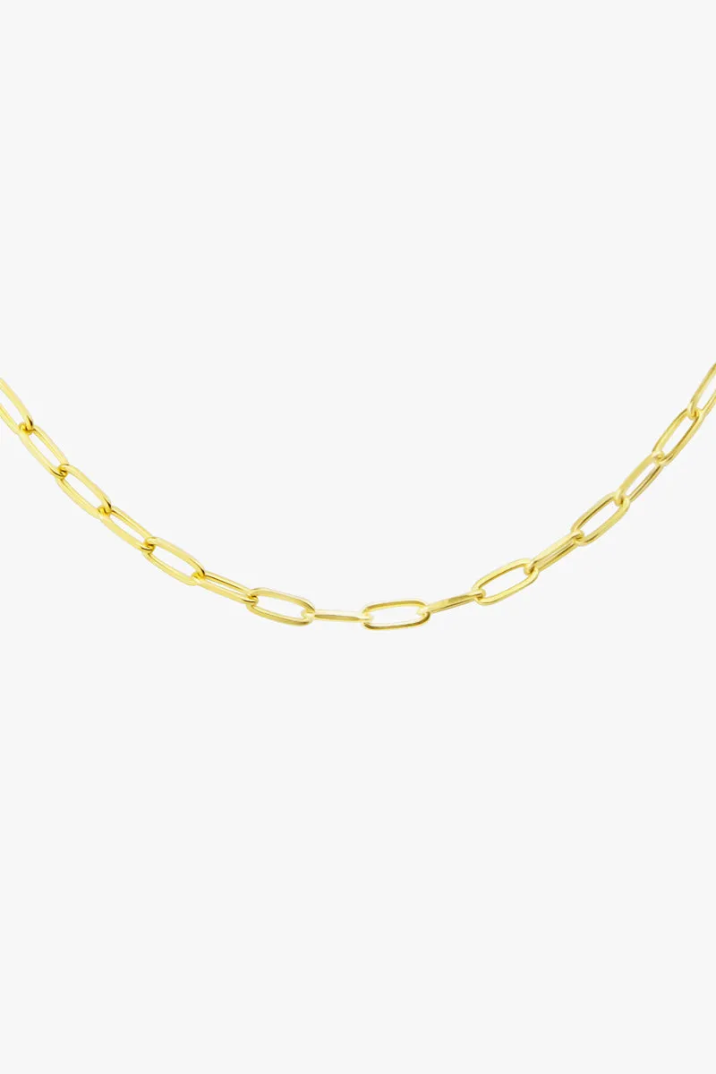 Round gold plated necklace (40cm & 50cm) Wildthings Collectables