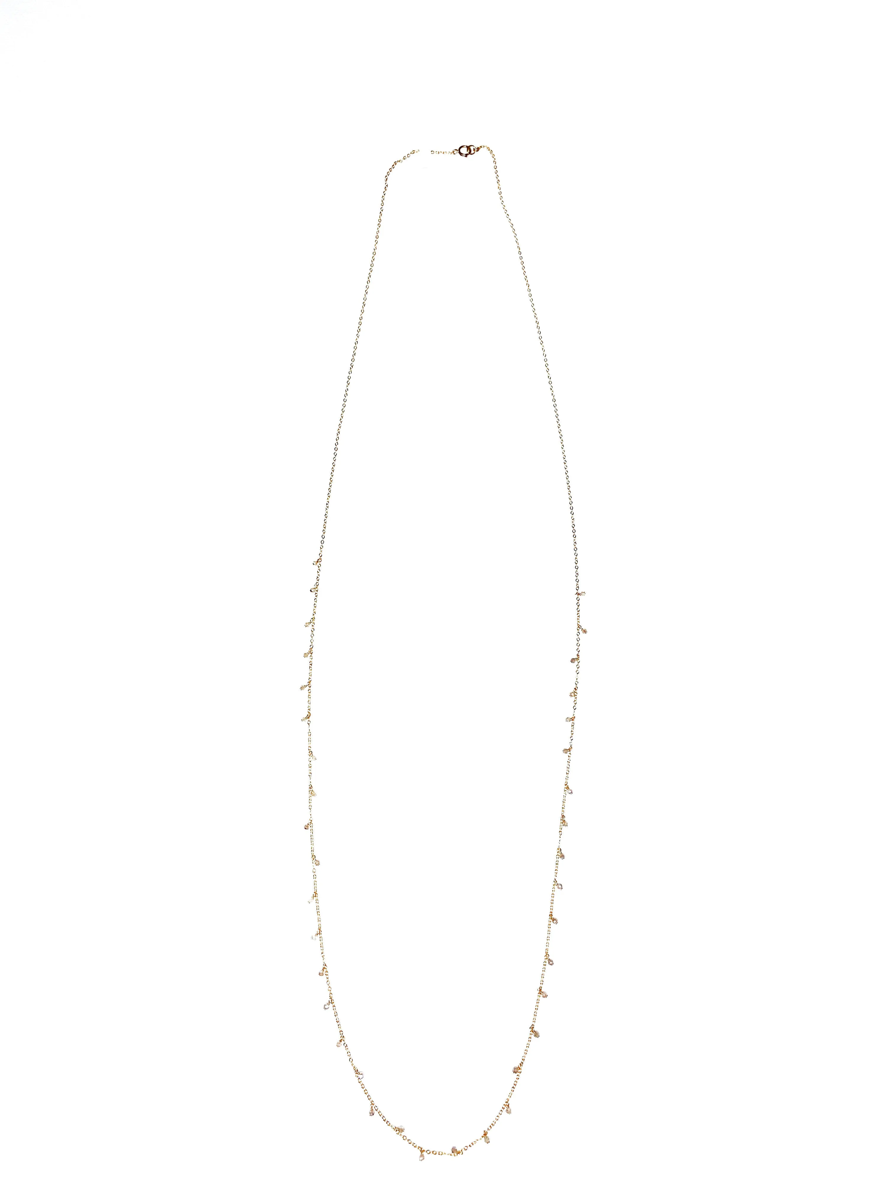 Sabrina 36" Fringe Layering Necklace