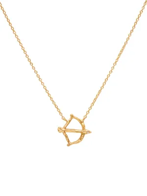 Sagittatius 18K Gold Necklace w. Diamond