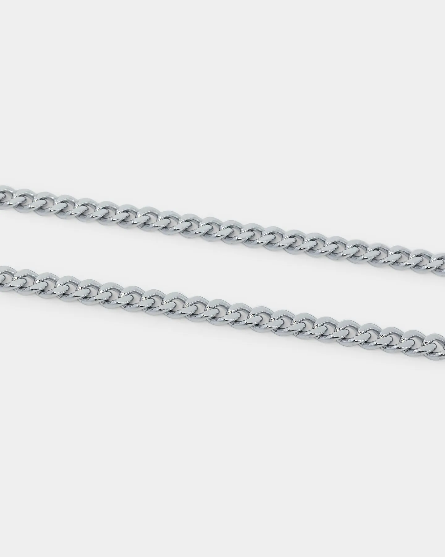 Saint Morta 5mm Cuban Chain White Gold