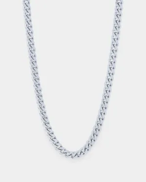 Saint Morta 5mm Cuban Chain White Gold