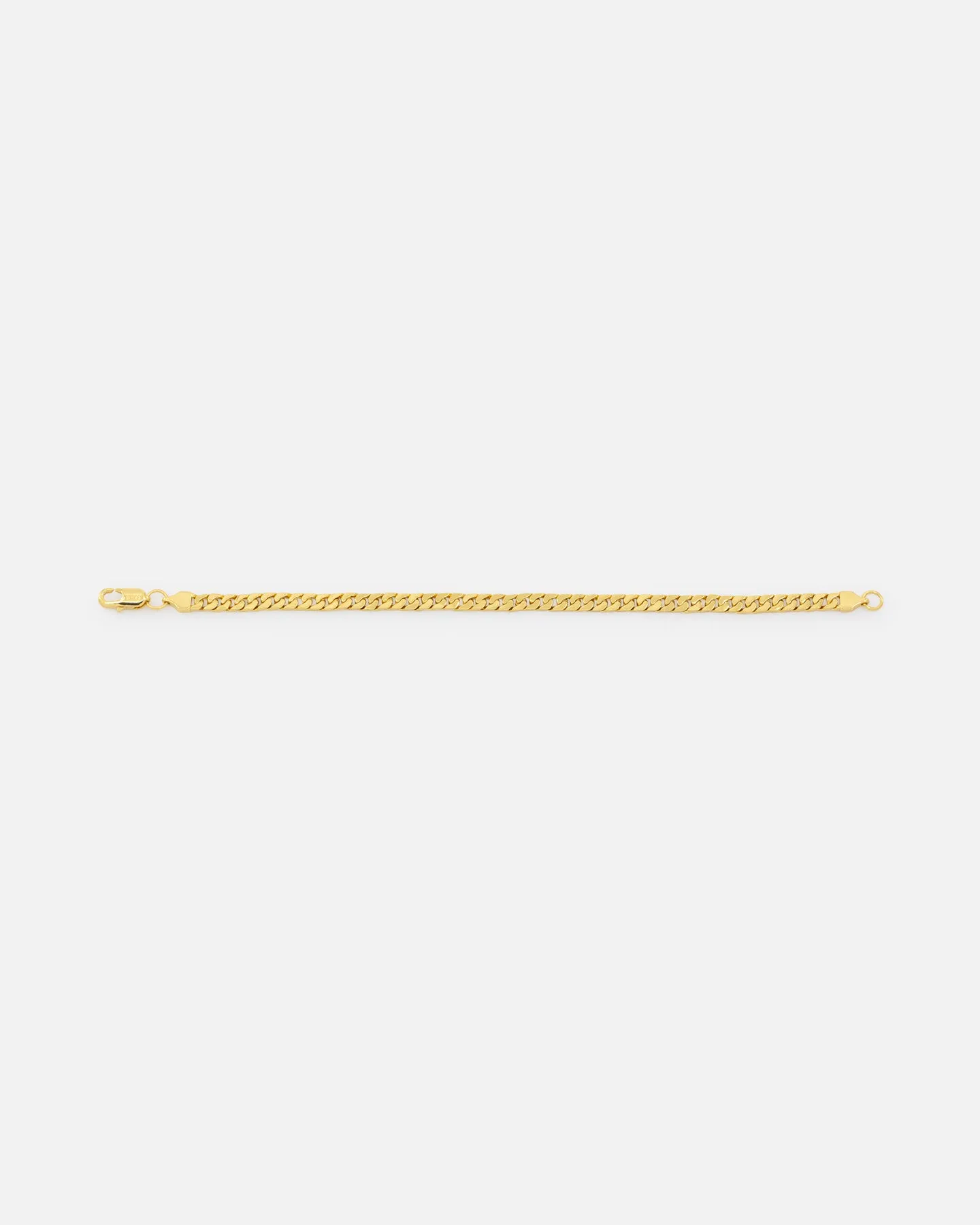 Saint Morta Flat Faced Curb Bracelet Gold