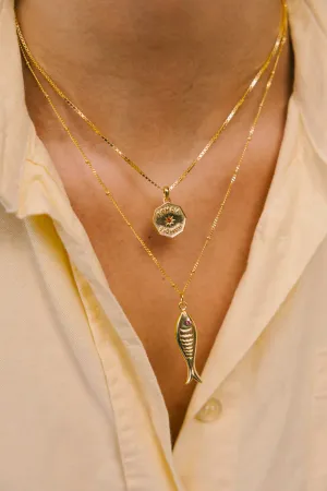 Sardinha Necklace Gold Plated Wildthings Collectables