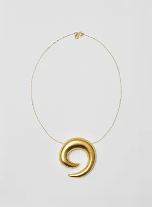 Saturn 14K Gold Plated Necklace