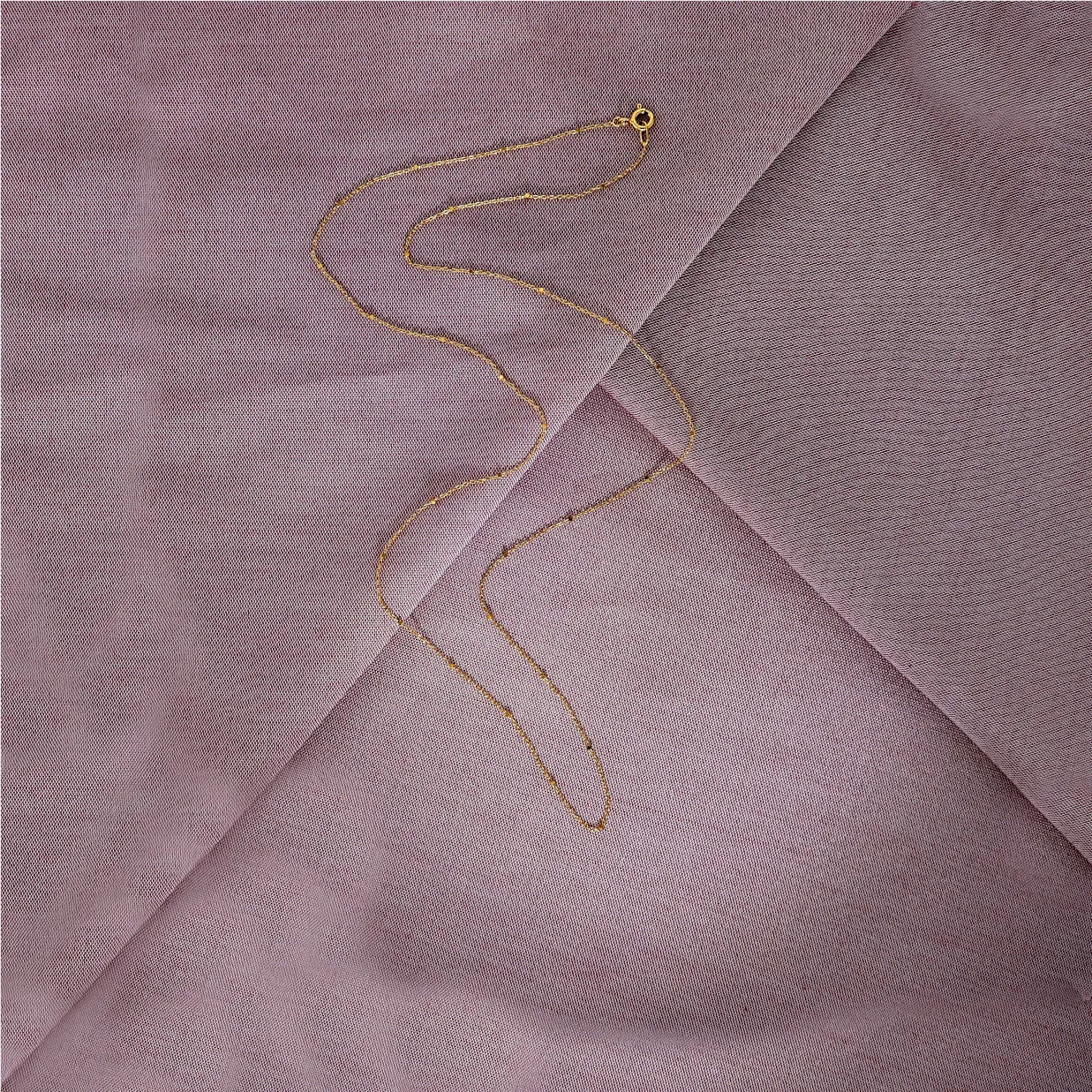 Saturn chain 18K Gold Necklace