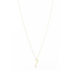 Sautoir 7 18K Gold Necklace w. Diamond