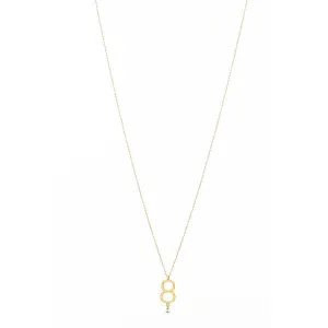 Sautoir 8 18K Gold Necklace w. Diamond