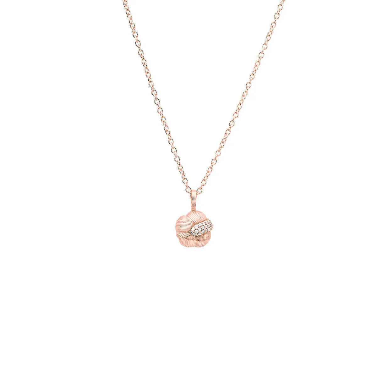 Savá 18K Rosegold Pendant w. 27 Diamonds