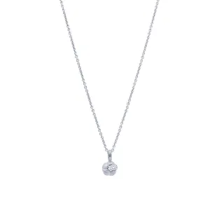 Savá 18K Whitegold Pendant w. 16 Diamonds