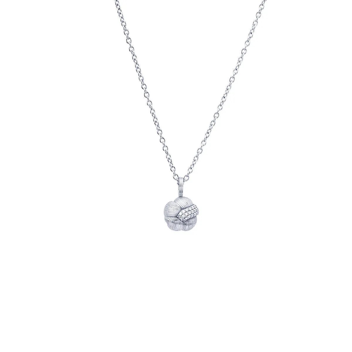Savá 18K Whitegold Pendant w. 27 Diamonds