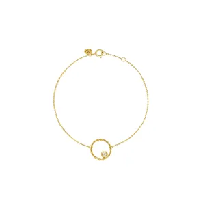 Shine Your Light 18K Gold Bracelet w. Diamond