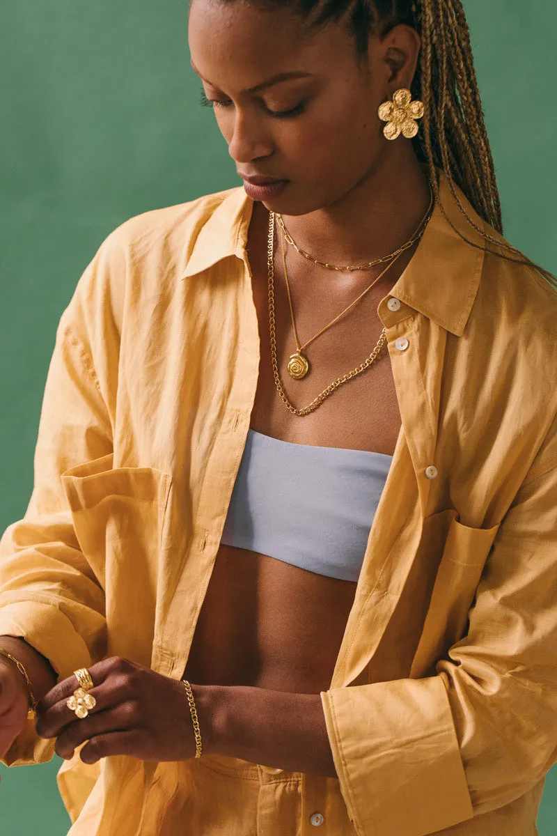 Short Link Chain Necklace Gold Plated (40cm) Wildthings Collectables