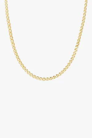 Short Mariner Chain Necklace Gold Plated (40cm) Wildthings Collectables