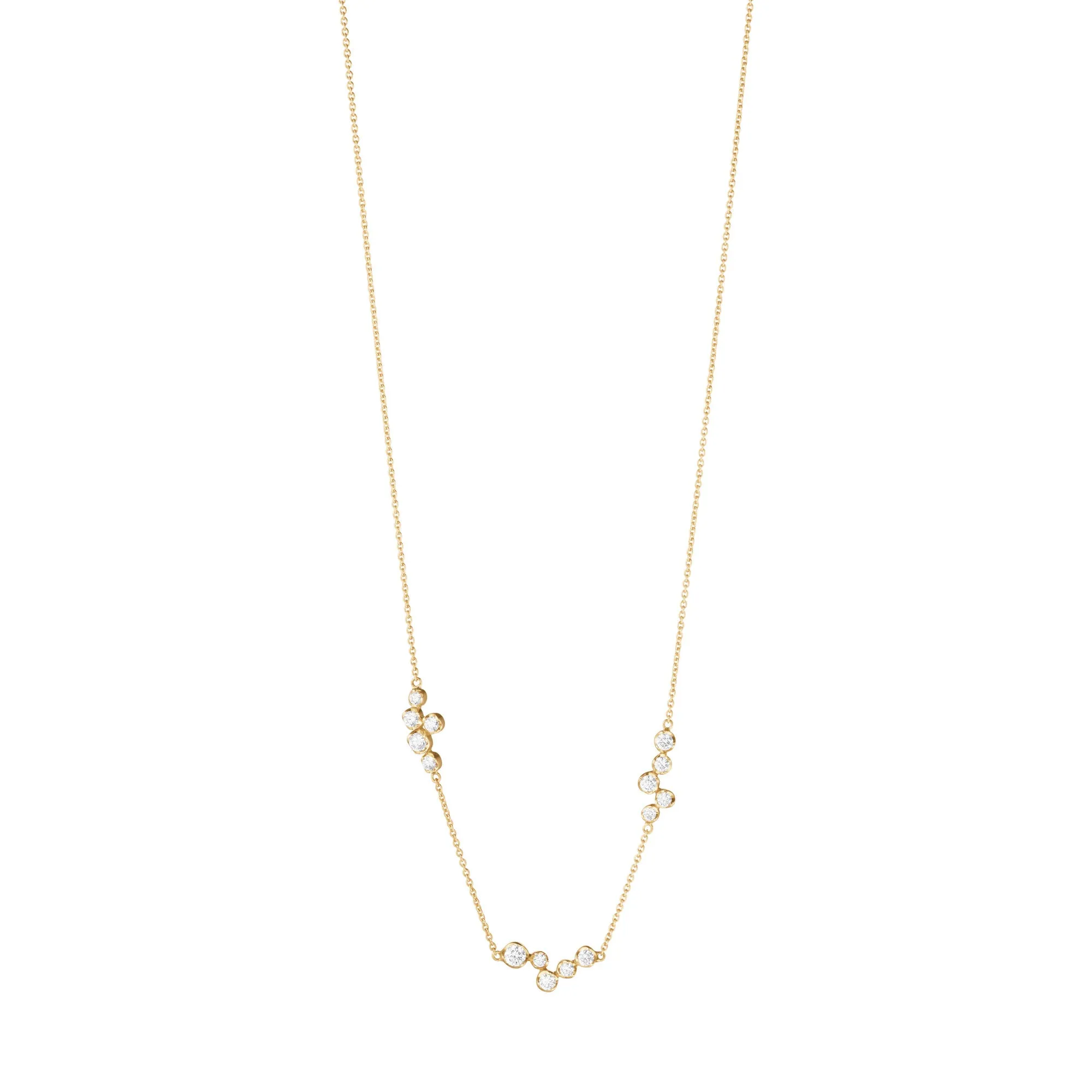 Signature 18K Gold Necklace w. 0.47ct Diamonds