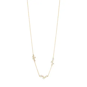 Signature 18K Gold Necklace w. 0.47ct Diamonds