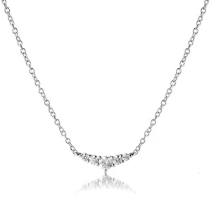 Signature Five 18K Gold, Rosegold or Whitegold Necklace w. Diamonds