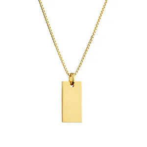 Signet Gold Plated Necklace