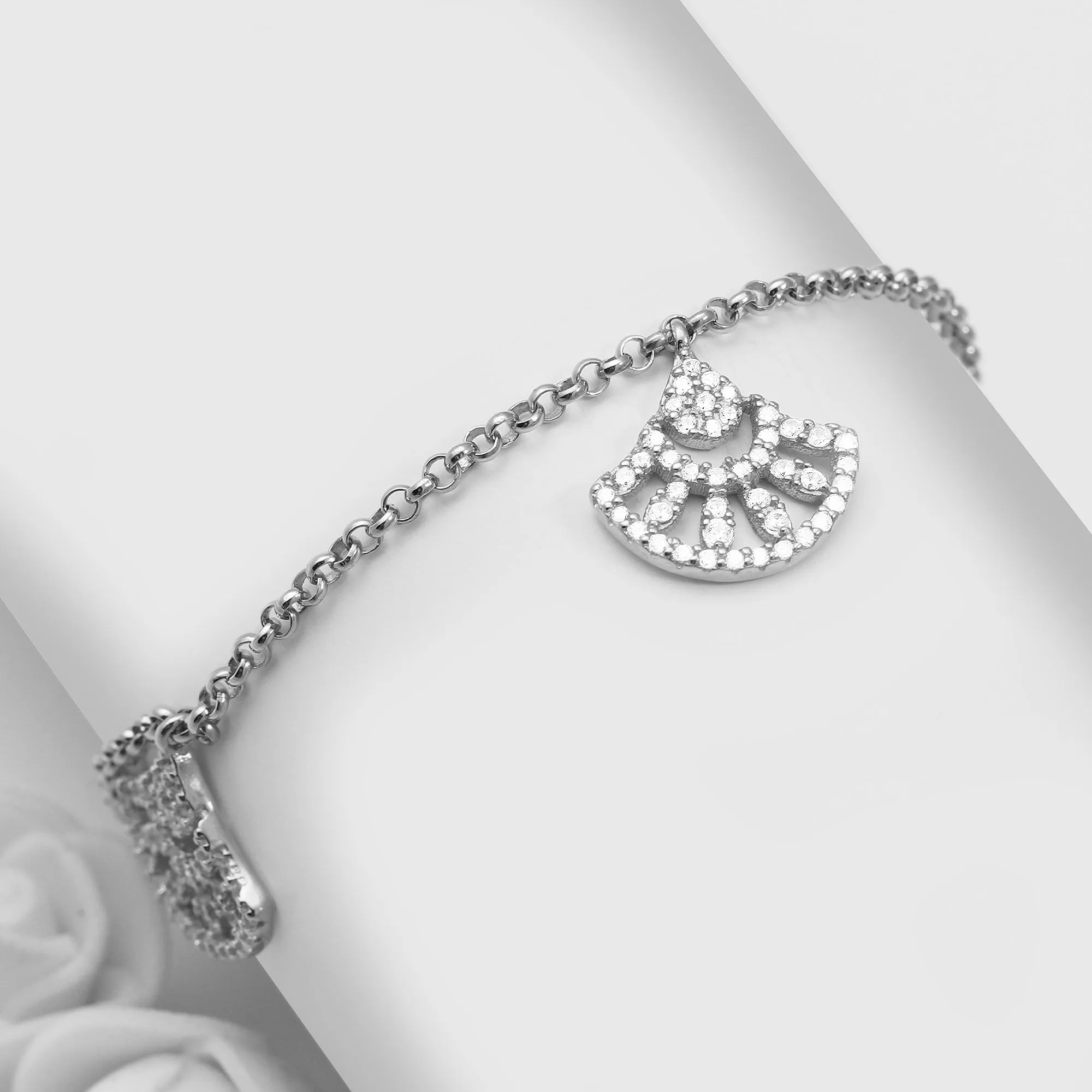 Silver Charming Wave Bracelet Giva