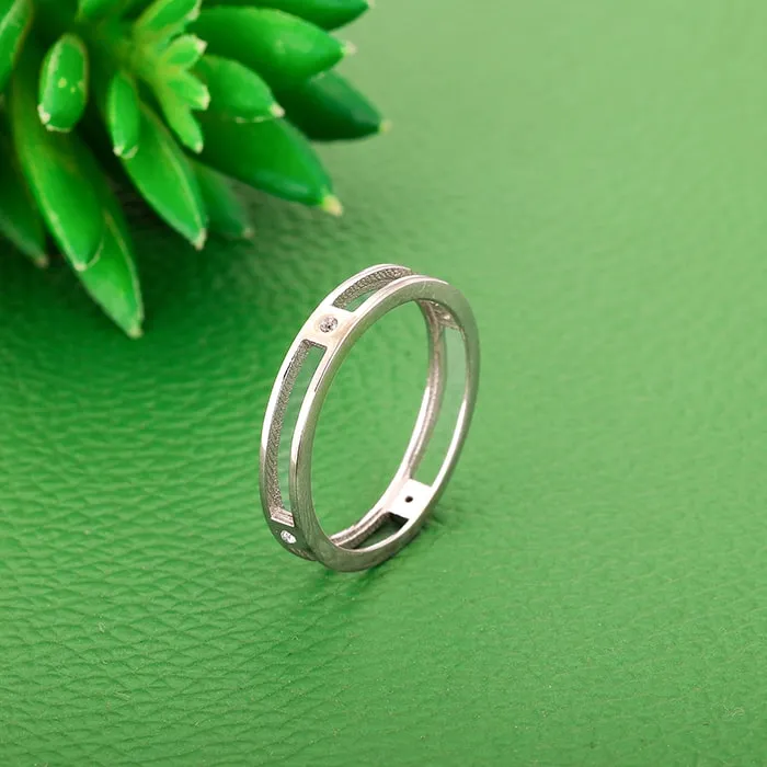 Silver Classic Link Ring for Her Giva
