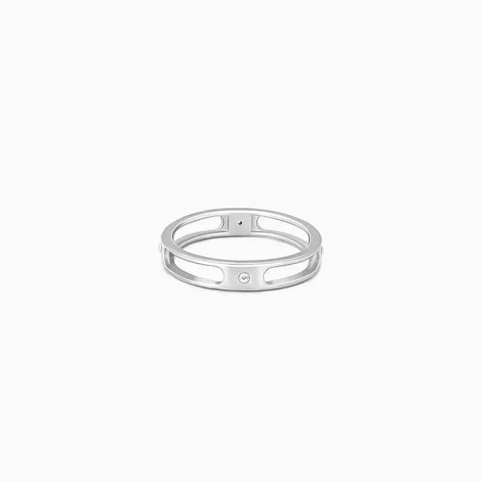 Silver Classic Link Ring for Her Giva