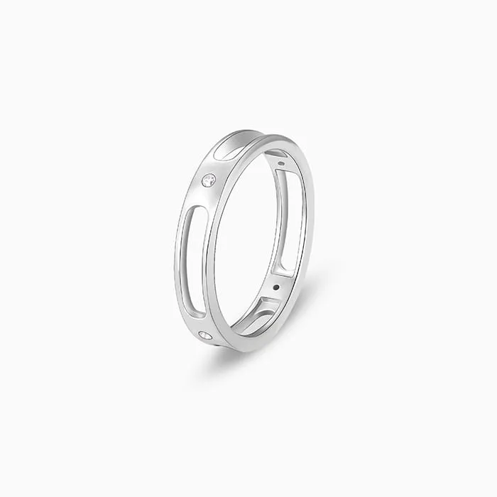 Silver Classic Link Ring for Her Giva