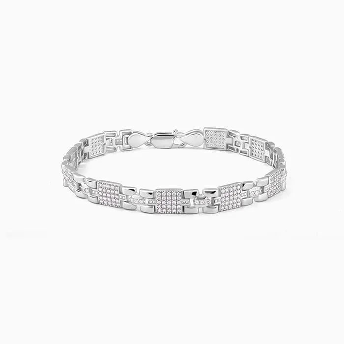 Silver Courage Bracelet For Him Giva