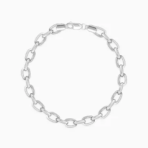 Silver Delink Bracelet For Him Giva