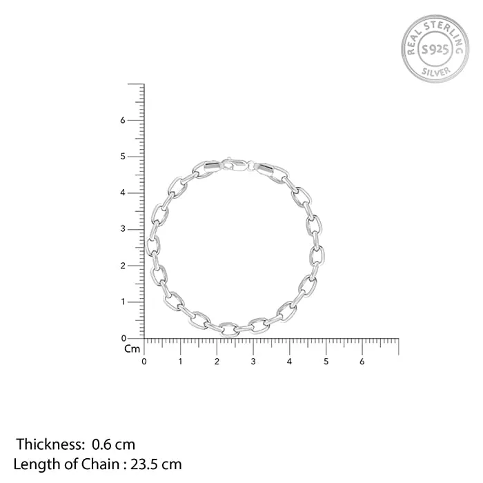 Silver Delink Bracelet For Him Giva