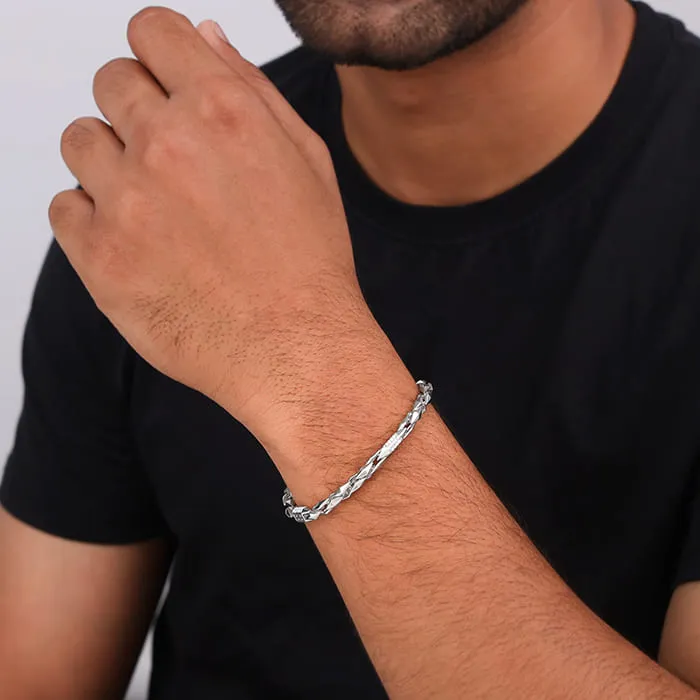 Silver Dude's Delight Bracelet For Him Giva