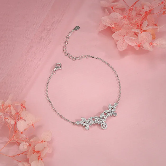 Silver Glamorous Sparkle Bracelet Giva