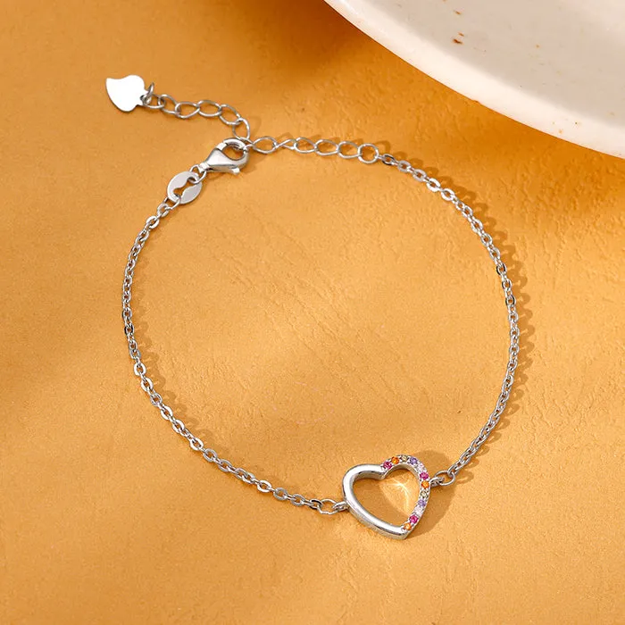 Silver Her Heart Bracelet Giva